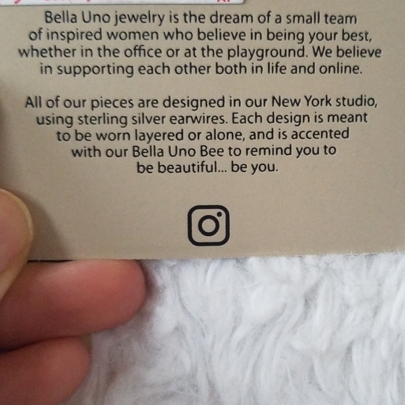 Silver Teardrop Disc Drop Earrings Recycled Metal - Picture 5 of 5